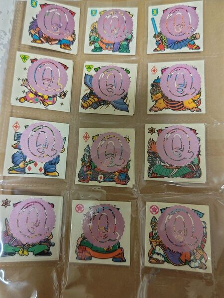 ビックリマン/次代/スクラッチ部分あり全12種コンプリートセット/美品/ 旧ビックリマン