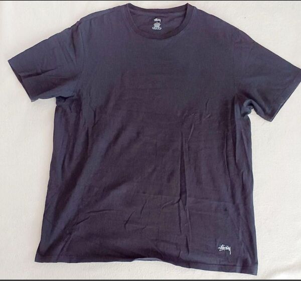 ステューシー 無地 半袖Tシャツ メンズXL ブラック