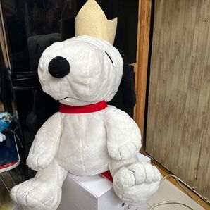 スヌーピー 特大 ぬいぐるみ 王冠付き