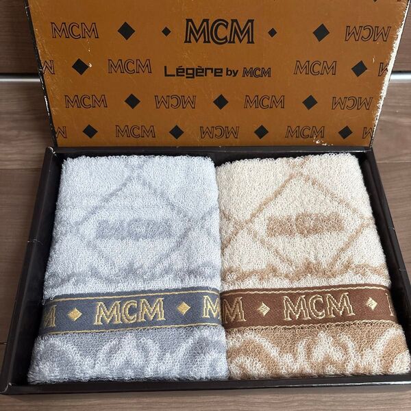 MCM ウォッシュタオル 2枚セット ハンドタオル