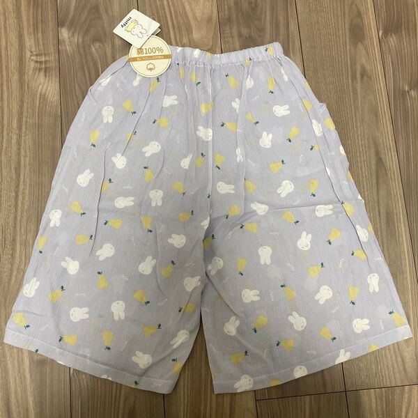 新品 ミッフィ レディース ステテコ 5分丈パンツ サイズL 綿100%