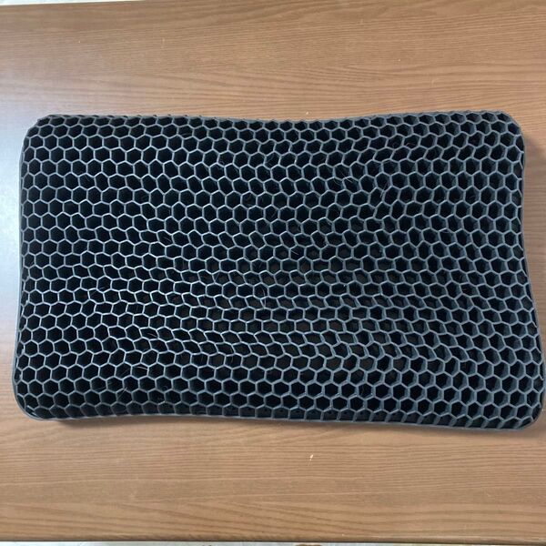 ハニカム枕 低反発 まくら 黒 ブラック カバー付き