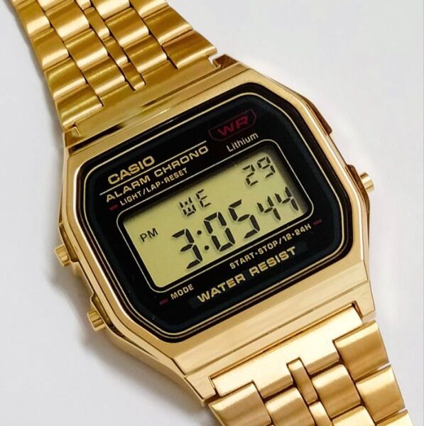 【最終限界価格】CASIO ゴールド デジタル腕時計 新品 日本製 正規品