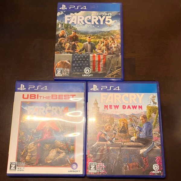 ファークライ 3作セット ファークライ4 ファークライ5 ファークライニュードーン PS4 ゲームソフト プレステ4