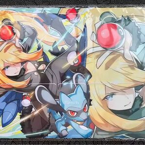 未使用新品 ポケモン カード プレイマット シロナ サプライ 女の子