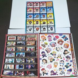 ジャンプ付録 フィルム風ステッカー ジャンぐるみステッカー めくってヒーローズ 3点セット