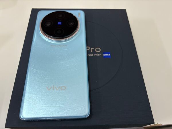 ほぼ未使用 バッテリー100% VIVO X100 PRO グローバル版 512GB Startrail Blue 箱付属品完備