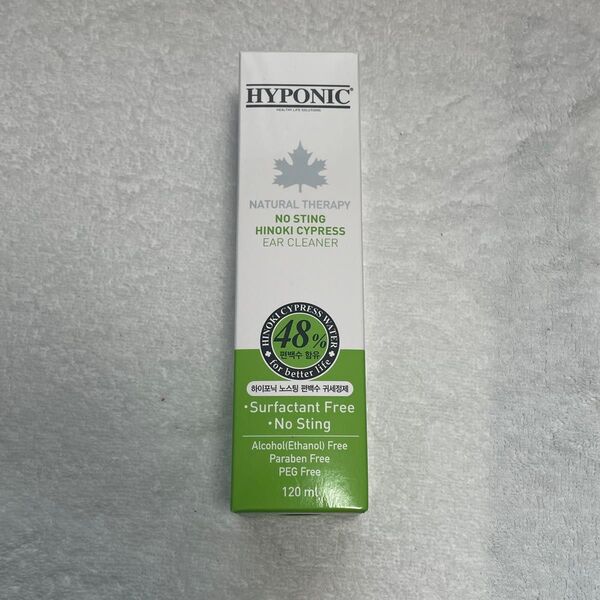 HYPONIC 天然低刺激 痛くない 耳洗浄剤 犬用 120ml - 界面活性剤不使用・アルコール不使用 ・ イヤークリーナー