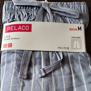 ユニクロ リラコ クロップド丈 M レディース