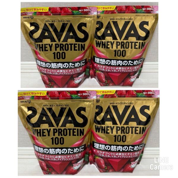 ザバス ホエイプロテイン100 ストロベリー味