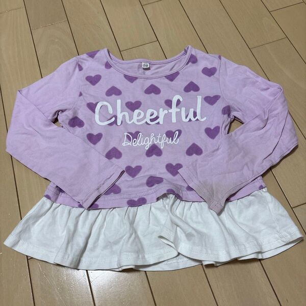 110cm ロンT 長袖Tシャツ 薄手