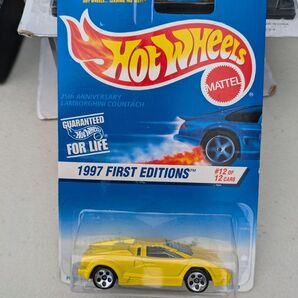 ホットウィール ランボルギーニ カウンタック ミニカー 1997 ファーストエディション #12/12