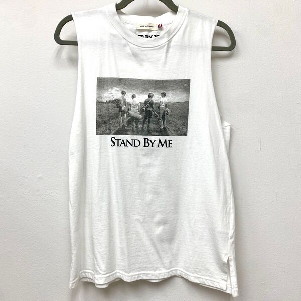 スタンドバイミー プリントノースリーブ Tシャツ【フリーサイズ】タンクトップ