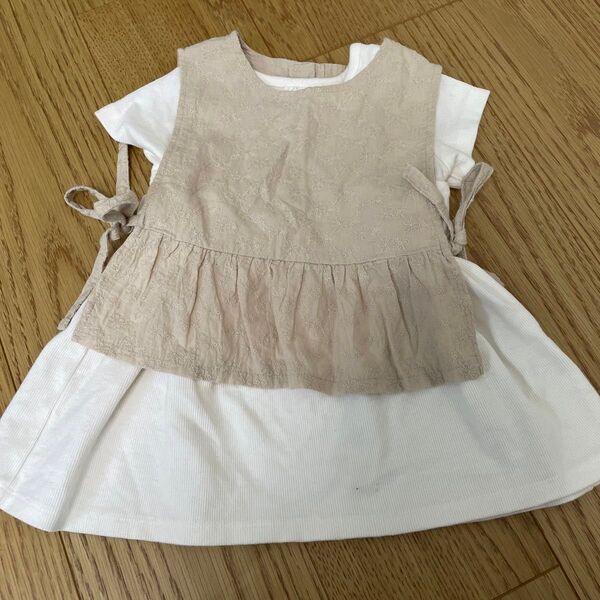 しまむら ベスト チュニック 100cm