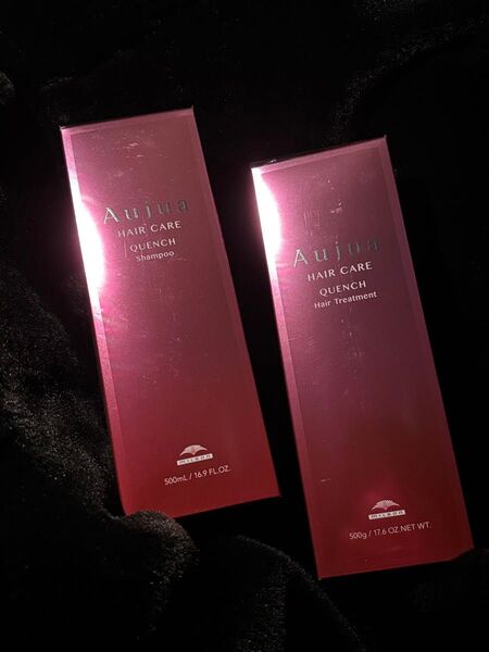 Aujua クエンチ シャンプー&トリートメント 500ml/g セット