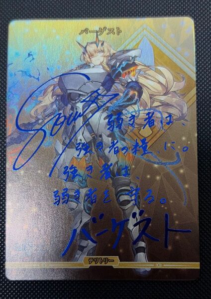 FGO ビルディバイド バーゲスト 創世記 BT テリトリー サイン