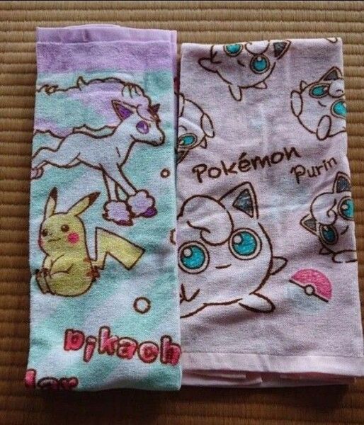 ポケモン ポニータ&プリン フェイスタオル