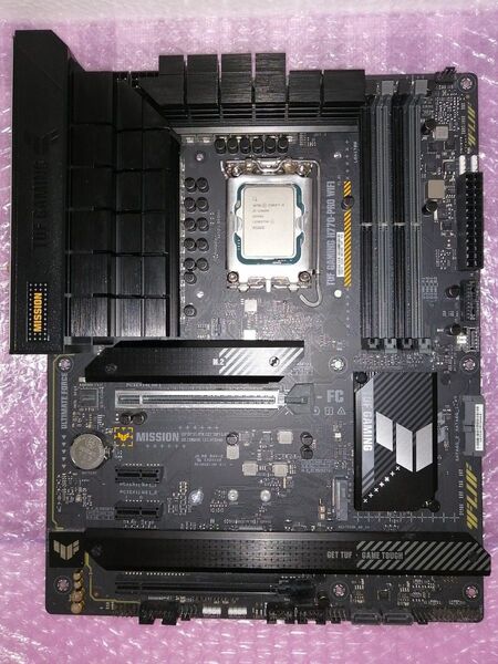 【CPU+マザーボード】Core i5-13600K + ASUS TUF GAMING H770-PRO WIFI OSおまけ