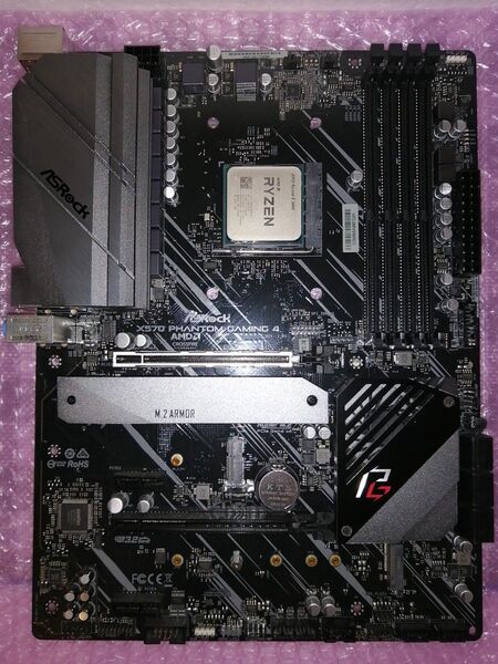 【CPU+マザーボード】Ryzen5 3600 + ASRock X570 Phantom Gaming 4 OSおまけ