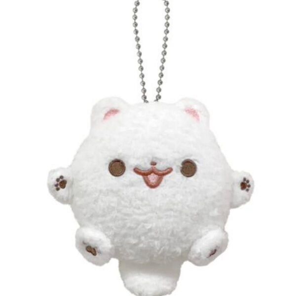 ポメラニアンもち ぷりぬい マスコット ぬいぐるみ