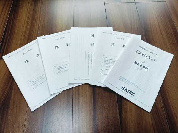 SAPIX (2024) 学校別サピックスオープ フェリス①