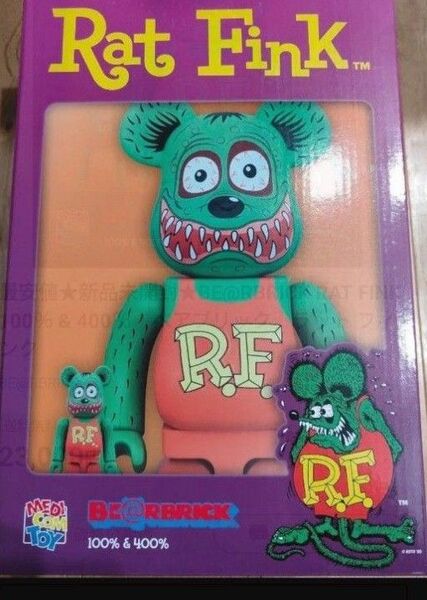 最安値★新品未開封★BE@RBRICK RAT FINK 100% & 400% ベアブリック ラット フィンク