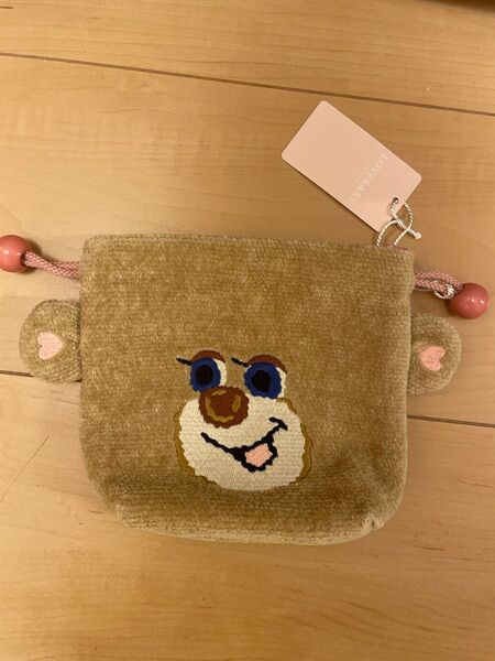 フェイラー ドアップテディガール 耳付き巾着 ポーチ FEILER 小物入れ ドアップテディ