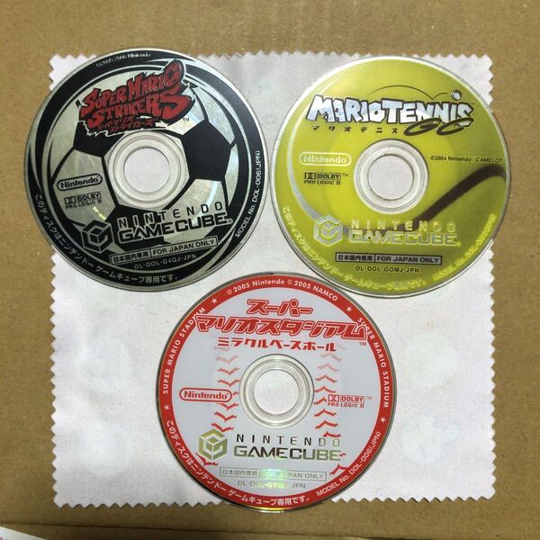 マリオ スポーツ系 3本セット ゲームキューブ GC ソフト
