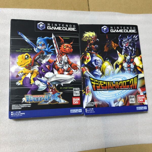 デジモンワールドX デジモンバトルクロニクル ゲームキューブ GC ソフト セット