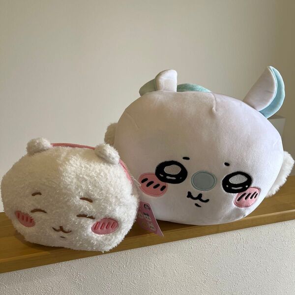 ちいかわ だららんBIGぬいぐるみ モモンガ マスコット フェイスポシェット 2個セット