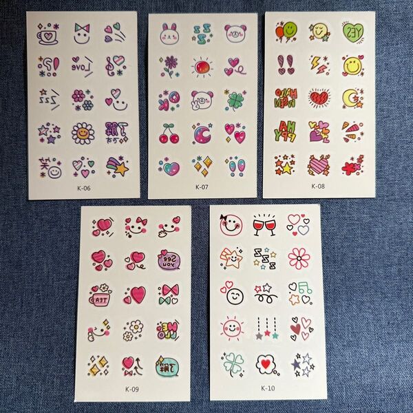 タトゥーシール 5枚セット