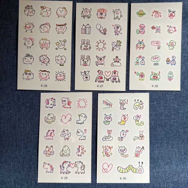タトゥーシール 5枚セット