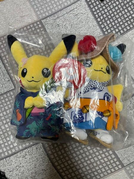 ねぶた祭ごっこピカチュウ 七夕まつりごっこピカチュウ セット ポケモンセンター ぬいぐるみ マスコット ポケモン