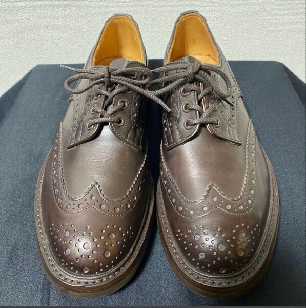 Tricker's トリッカーズ Bourton バートン エスプレッソ 5633 サイズ8 ウイングチップ イギリス製
