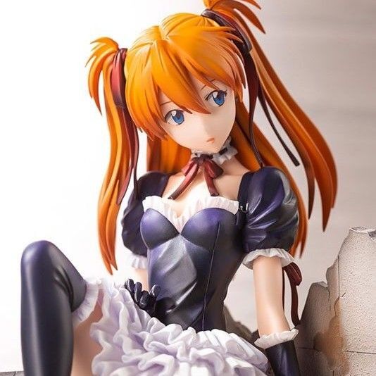 【未開封】新世紀エヴァンゲリオン 惣流・アスカ・ラングレー ~ゴスロリver.~:RE 1/7スケール フィギュア f-109