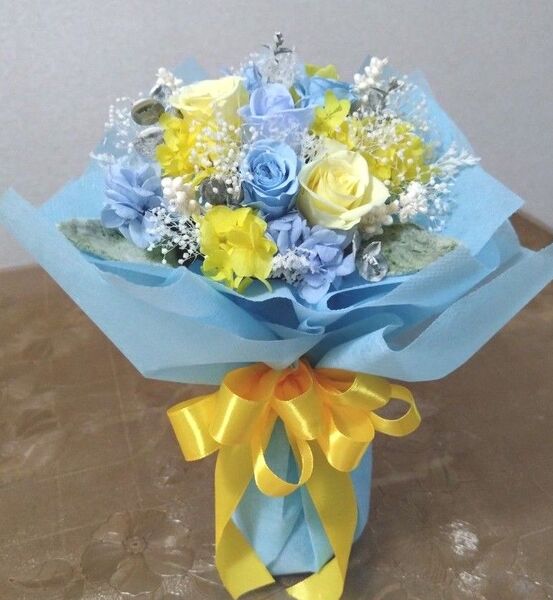 プリザーブドフラワーアレンジ ブーケ 父の日 花束 ブライダル お供え花