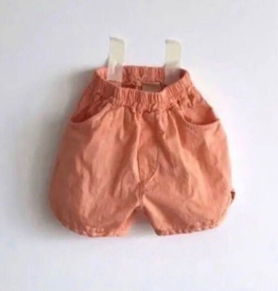 Digreen*キッズ*カラーショートパンツ*ライトオレンジ*XL110〜120
