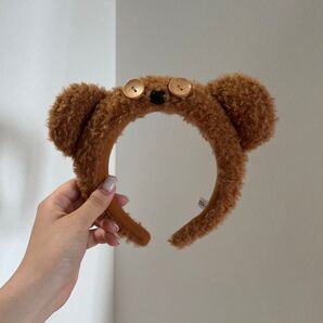 ティム カチューシャ ブラウン