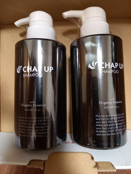 チャップアップシャンプー ポンプ 300ml×2個 スカルプシャンプー CHAP
