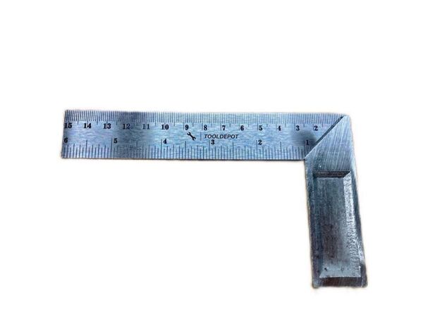 TOOLDEPOT ステンレス製完全スコヤ 15cm定規