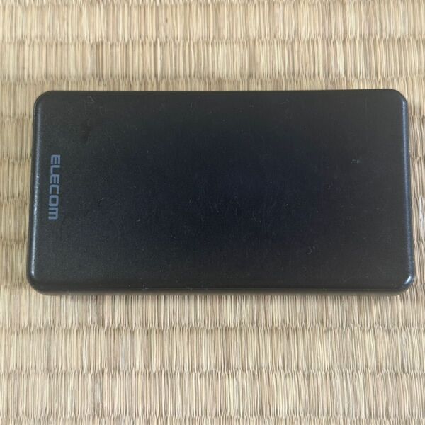 【ジャンク品】エレコム モバイルバッテリー 7000mAh 18W Type-C/USB-A ブラック DE-C27-7000BK