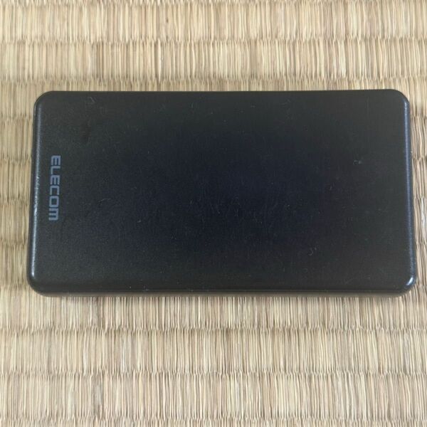 【ジャンク品】エレコム モバイルバッテリー 7000mAh 18W Type-C/USB-A ブラック DE-C27-7000BK
