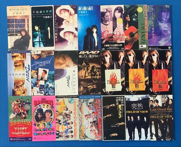 【廃盤】ビーイング系アーティスト 8㎝シングルCD 21枚 B'z ほか