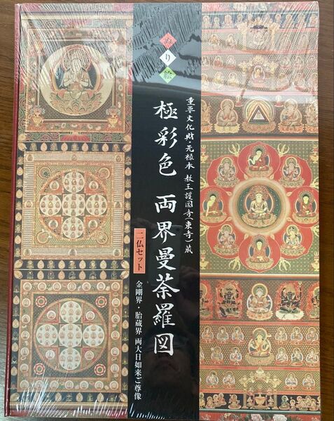 大人の塗り絵 極彩色 両界曼荼羅図 早川一光先生監修 (京都新聞社)36色色鉛筆付き