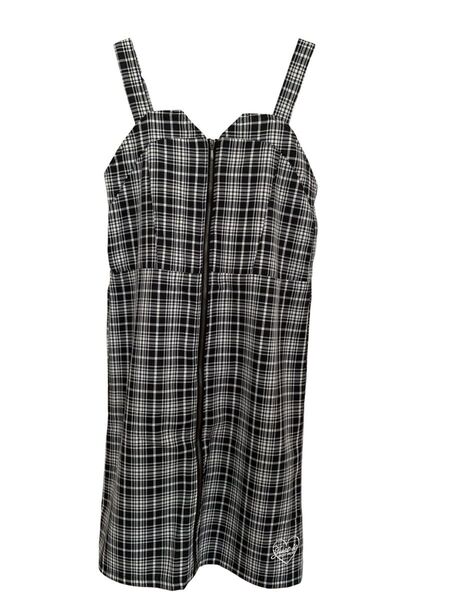 美品 チェック柄ワンピース 160cm