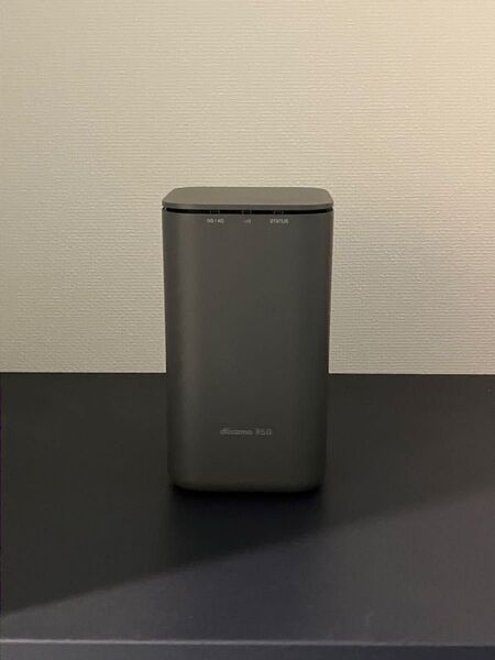 即日発送 残債なし docomo HR01 home5g Wi-Fiルーター シャープ ホームルーター ダークグレー
