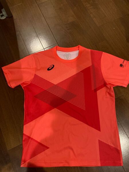 美品 アシックス オリンピック 東京 Tシャツ XL 非売品 日本代表 読売新聞