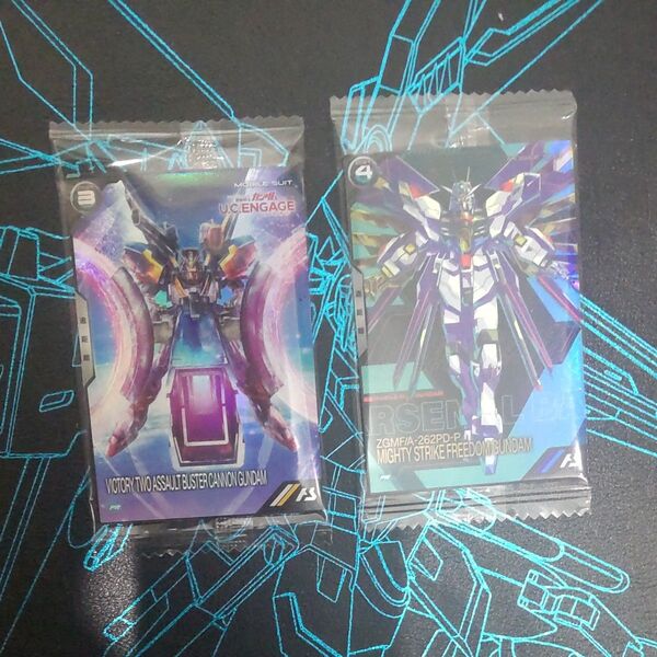 アーセナルベース ①V2ガンダムアサルトバスターキャノン PR ②マイティーストライクフリーダム PR
