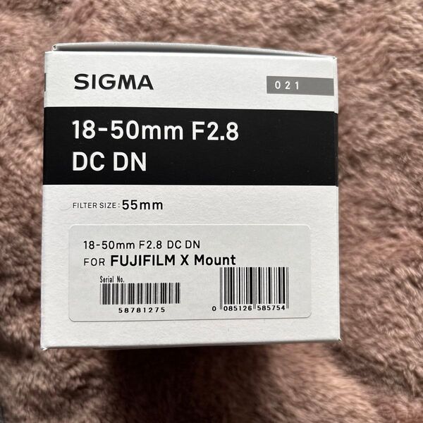 【新品・未開封】SIGMA シグマ 18-50mm F2.8 DC DN | Contemporary 富士フイルムX