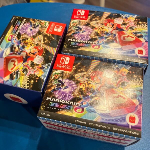 マリオカート マクドナルド ハッピーセット ルイージ ピンクゴールドピーチ 2つ